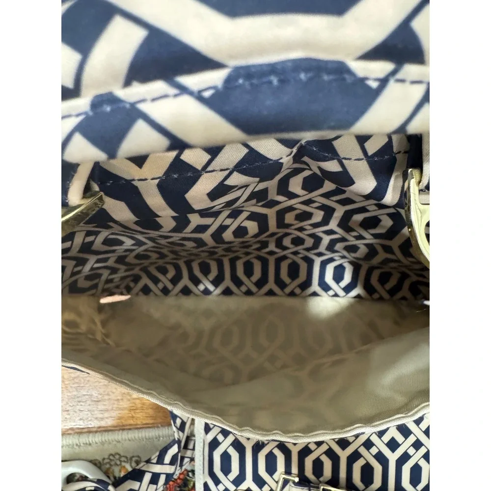 Jujube‎ BFF Diaper Bag Duchess Navy Cream Geometric Backpack Messenger Bag